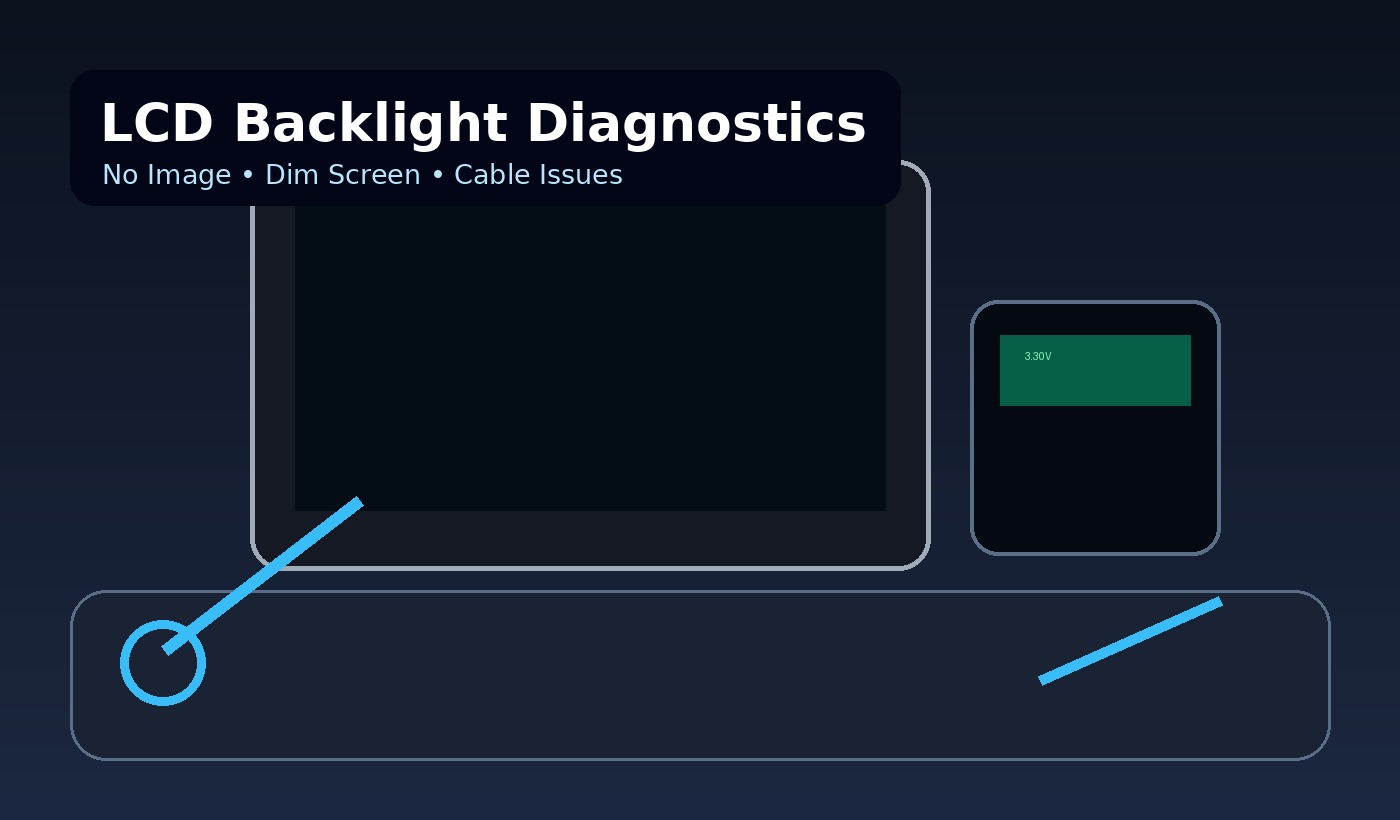 Diagnostic de rétroéclairage LCD à Montréal