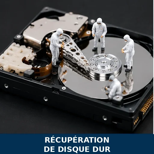 Récupération de disque dur qui clique à Montréal