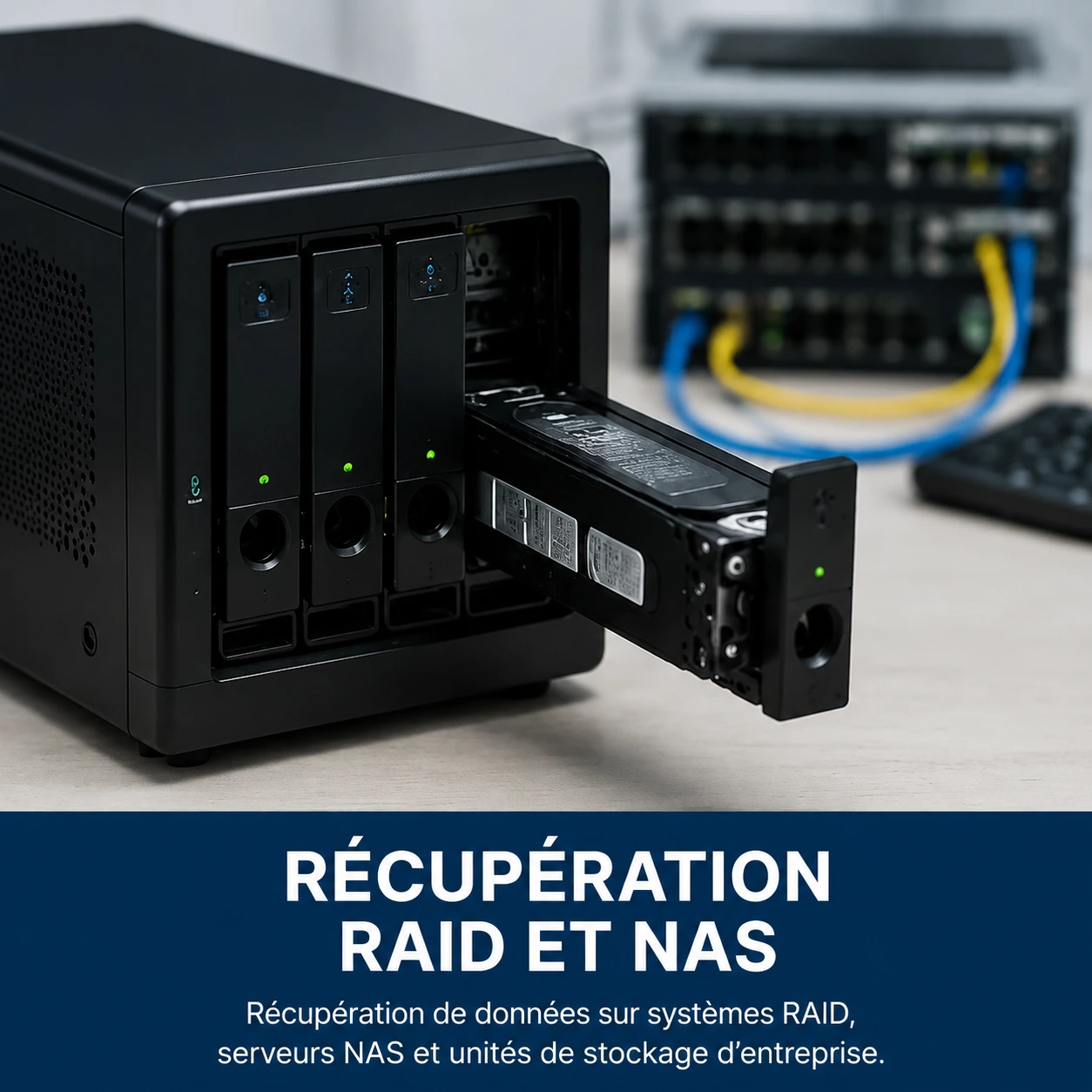 Récupération RAID et NAS à Montréal pour entreprises