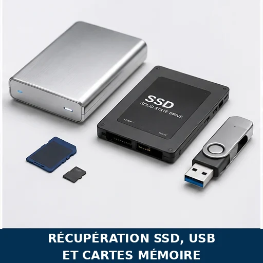 Récupération SSD et NVMe à Montréal pour SSD corrompus ou non détectés