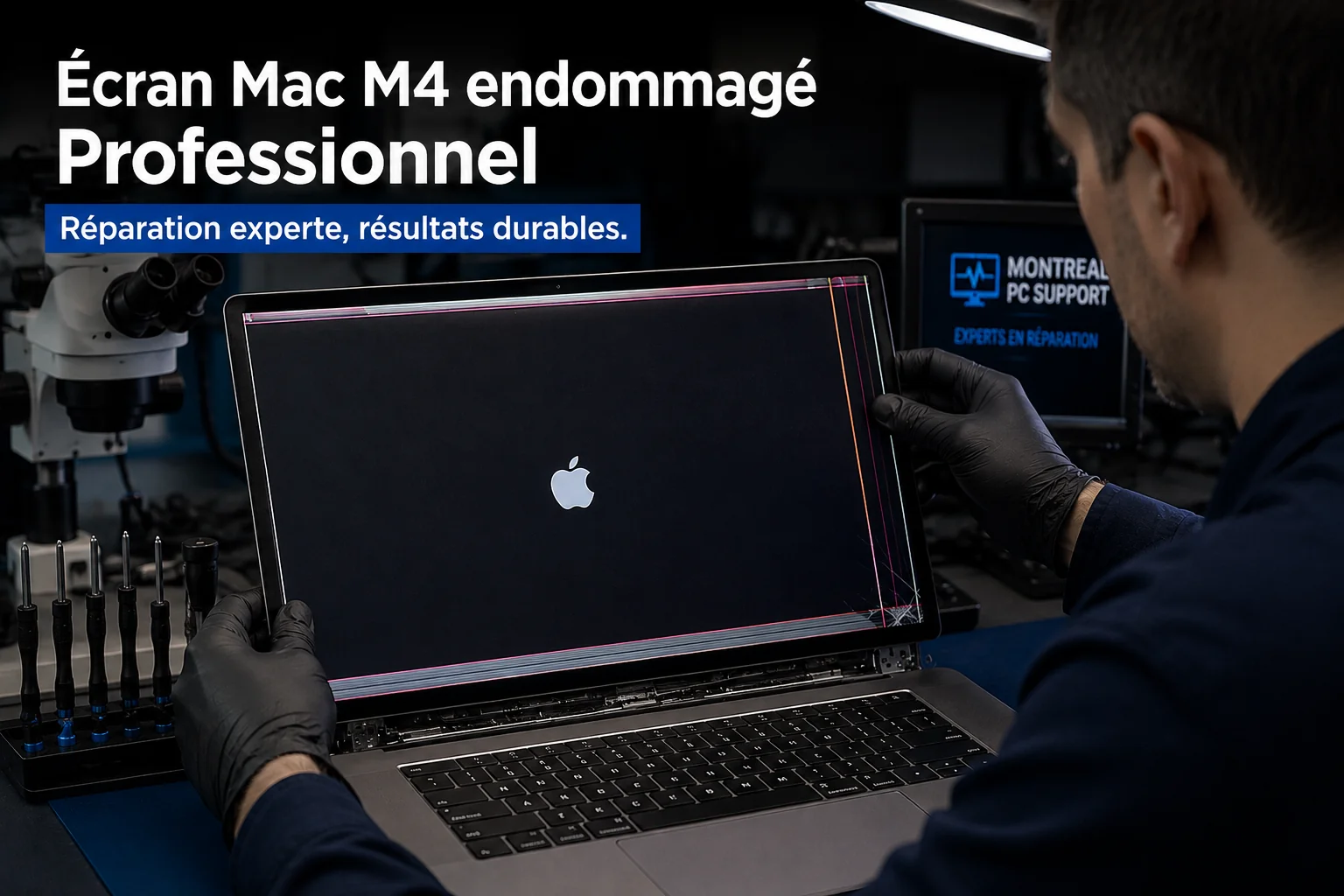 Remplacement écran MacBook Montréal