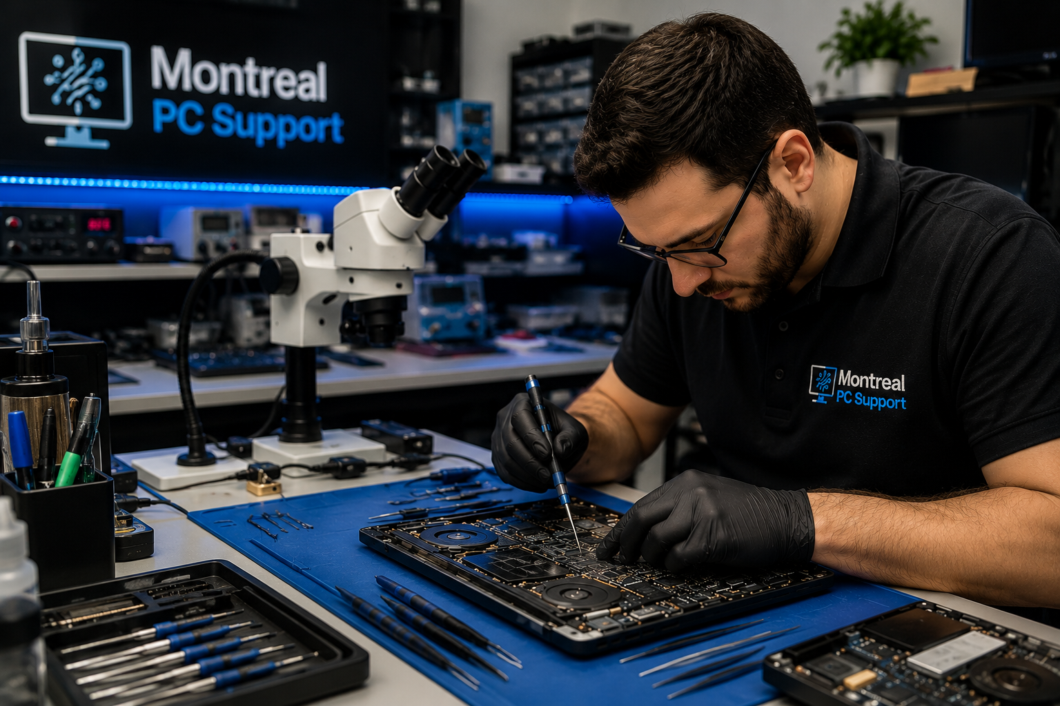 Réparation d’ordinateur près de moi à Montréal