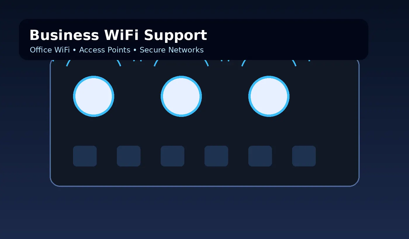 Business WiFi repair and wireless network support Montreal