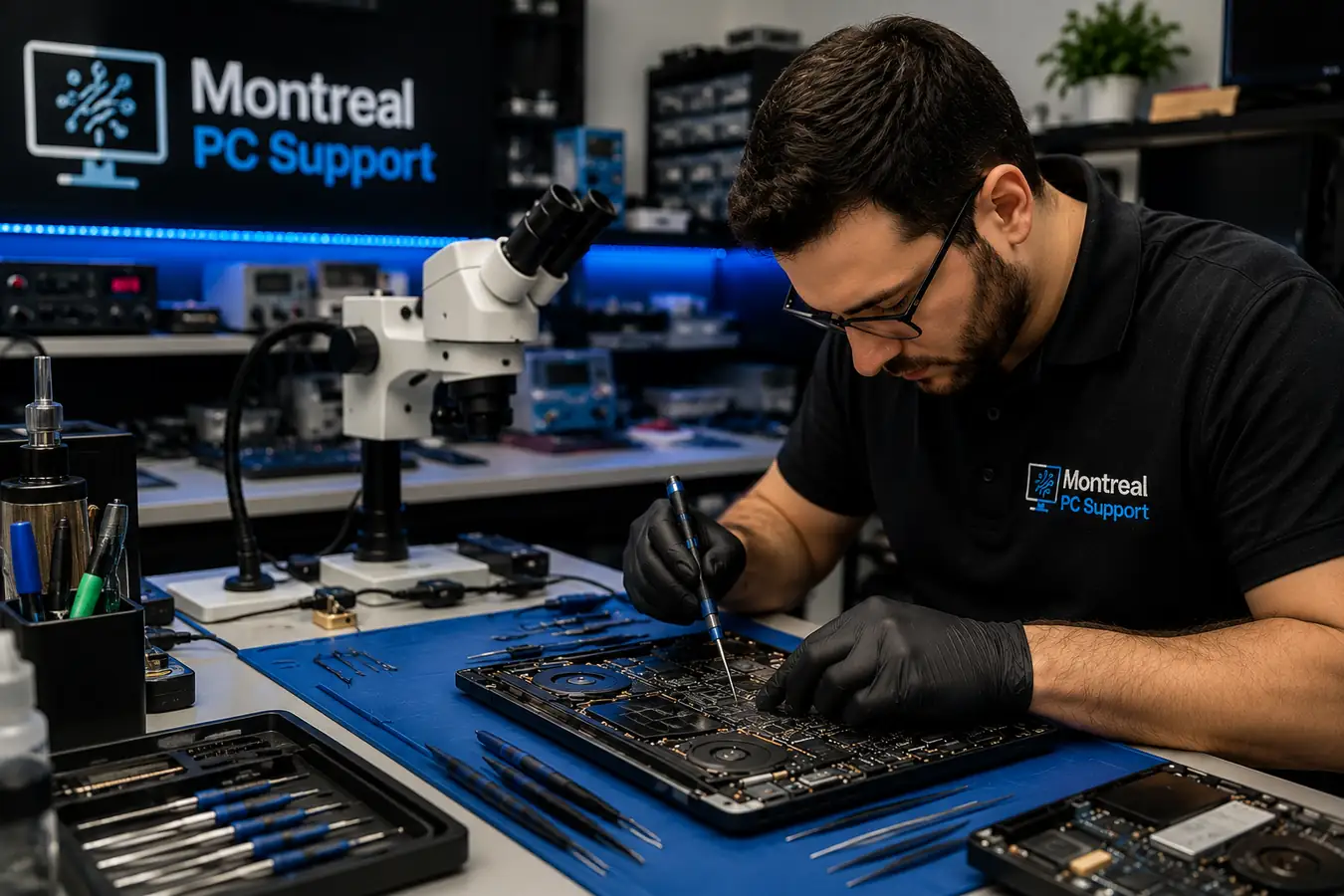 Computer repair near me Montreal local technician service