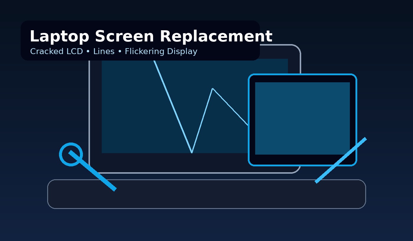 Laptop screen replacement Montreal