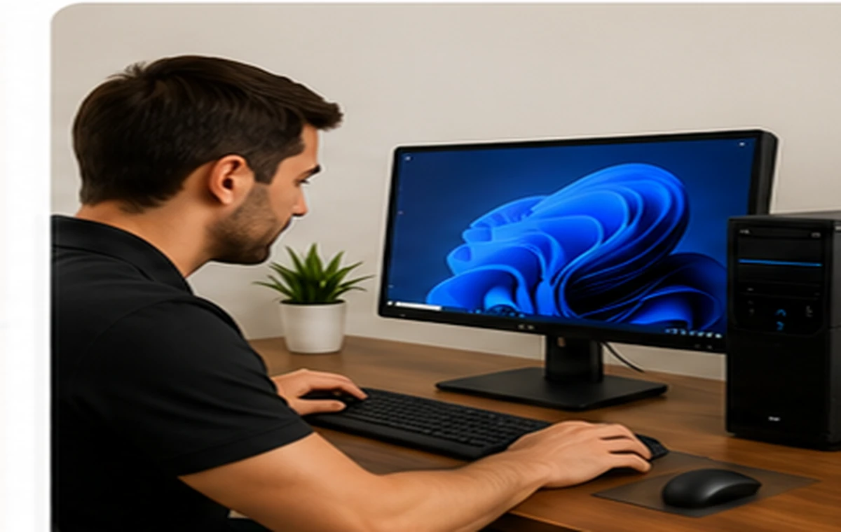 Windows 11 installation on gaming PC Montreal home computer support
