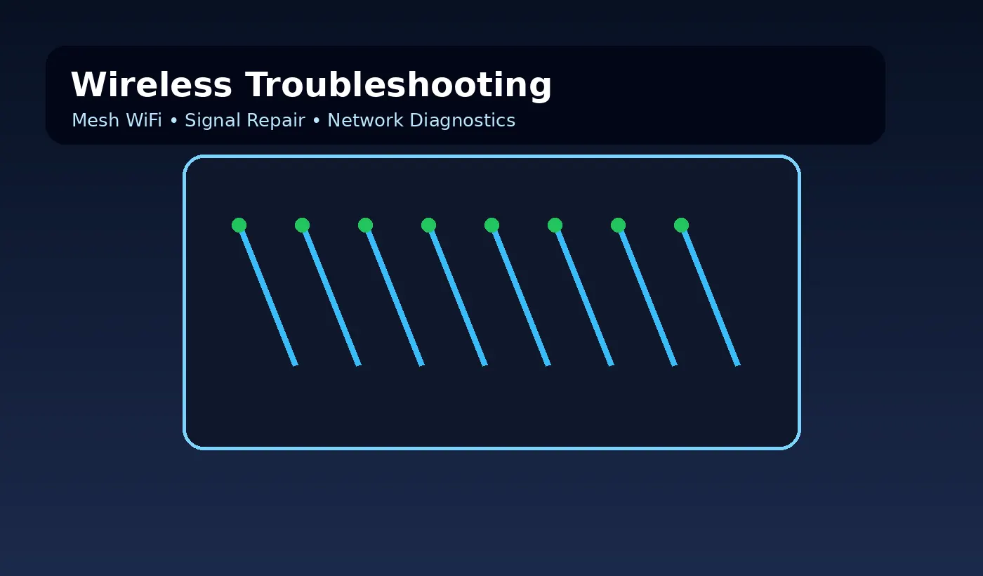 Wireless network troubleshooting and WiFi signal repair Montreal